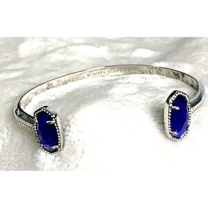 Kendra Scott Elton Adjustable Cuff Bracelet Blue